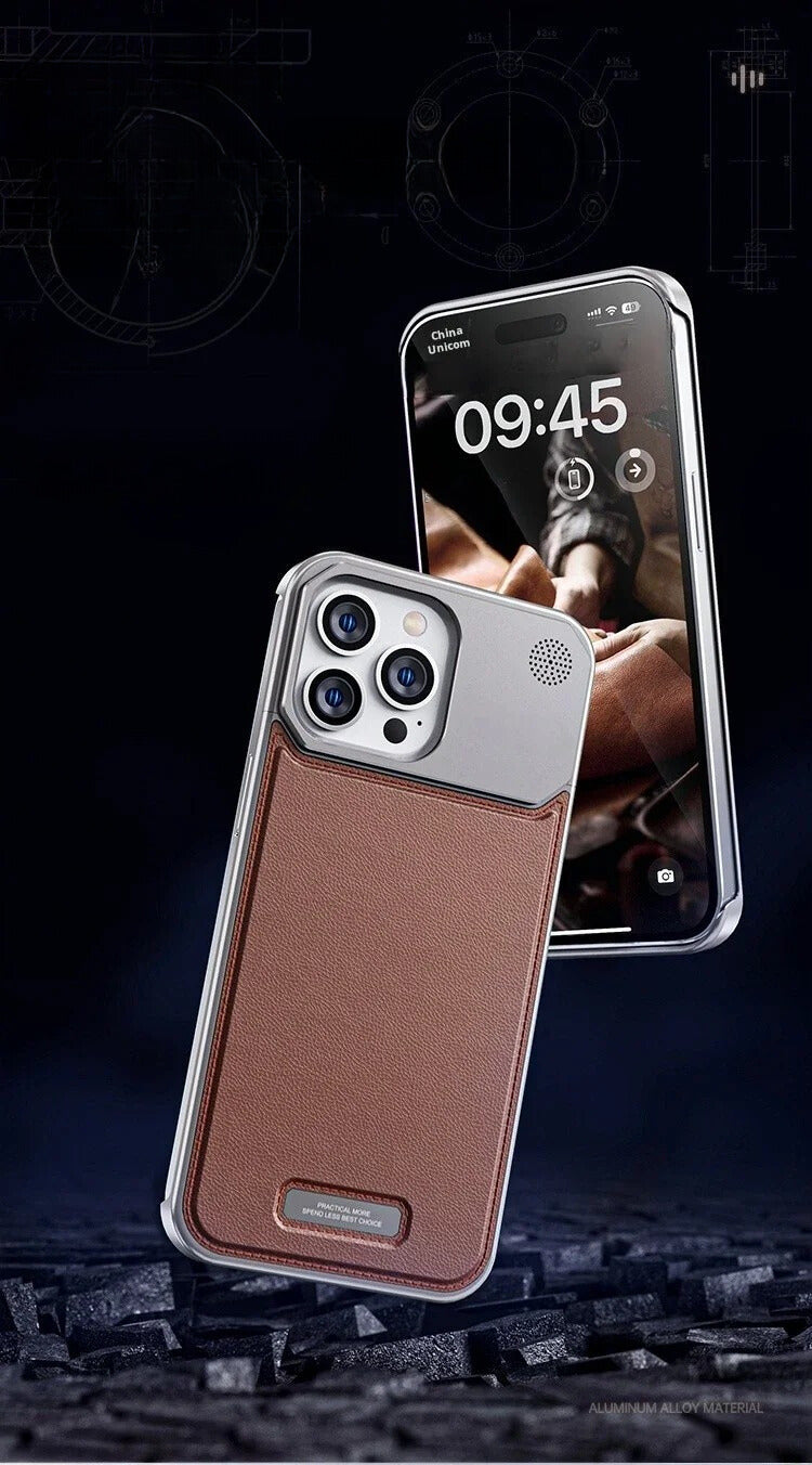 Capa para iPhone Metal Aromaterapia Lux - Estilo Sofisticado com Funcionalidade Relaxante