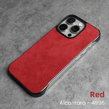 Capa de Alcantara Premium para iPhone