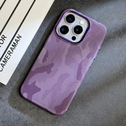 Capa Camuflada para iPhone - Design Unic em Lilás Estiloso e Protetor