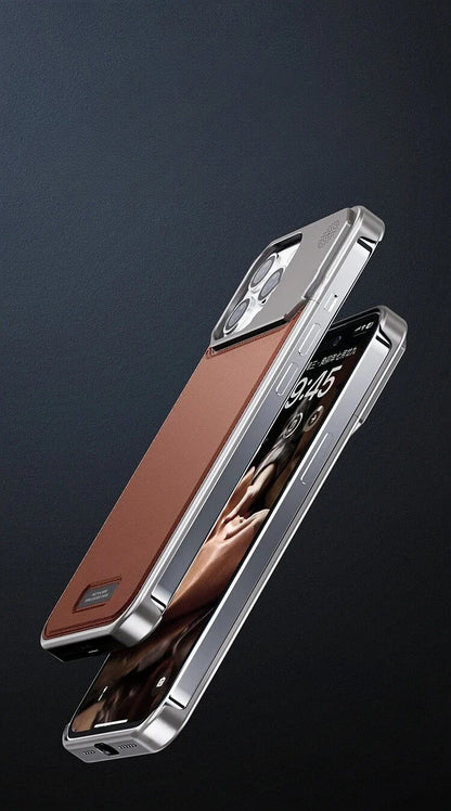 Capa para iPhone Metal Aromaterapia Lux - Estilo Sofisticado com Funcionalidade Relaxante