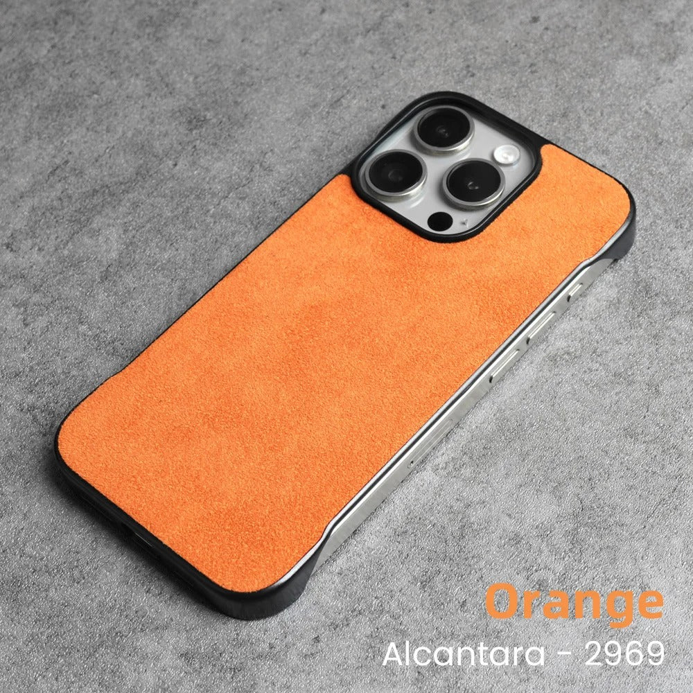 Capa de Alcantara Premium para iPhone