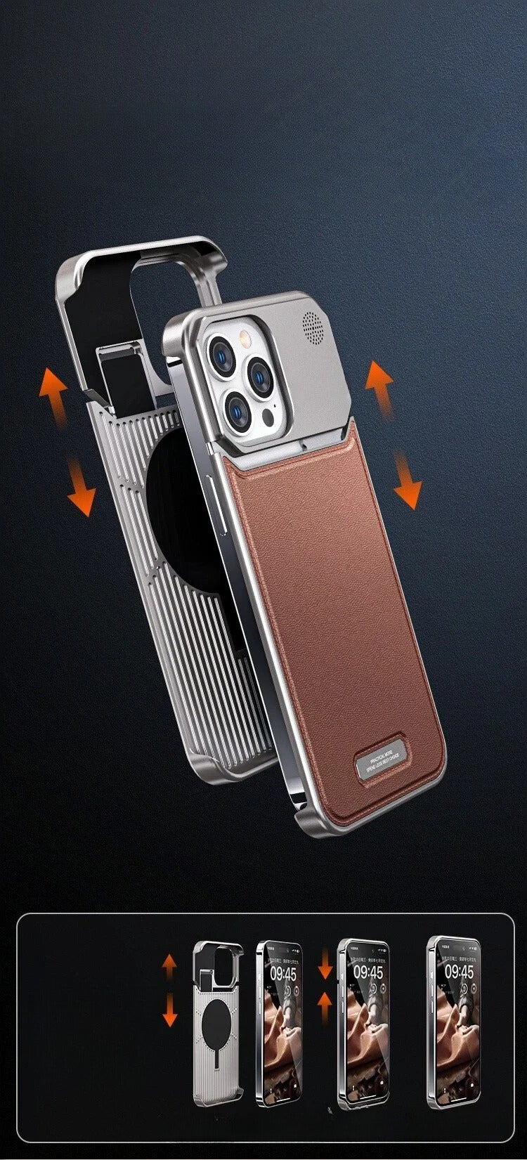 Capa para iPhone Metal Aromaterapia Lux - Estilo Sofisticado com Funcionalidade Relaxante