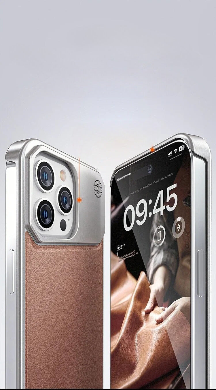 Capa para iPhone Metal Aromaterapia Lux - Estilo Sofisticado com Funcionalidade Relaxante