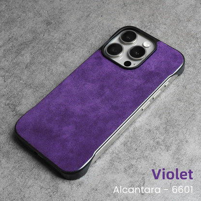 Capa de Alcantara Premium para iPhone