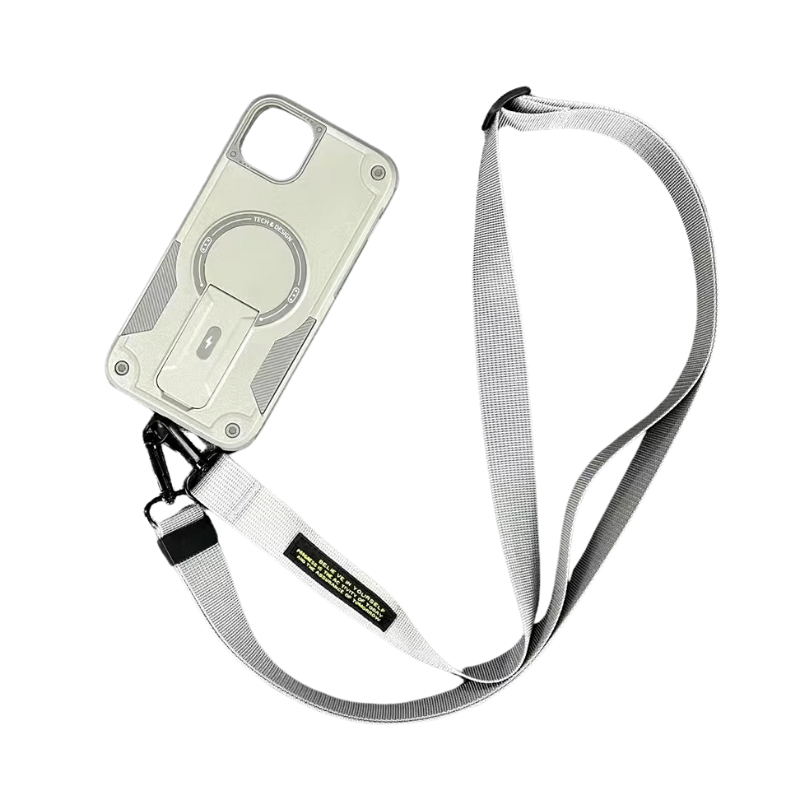 Capa para iPhone com Alça Longa - Crossbody com Suporte Magnético e Compatibilidade MagSafe