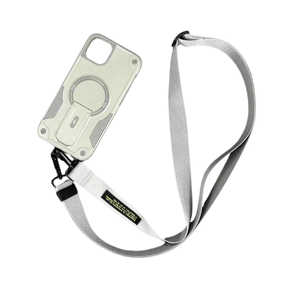 Capa para iPhone com Alça Longa - Crossbody com Suporte Magnético e Compatibilidade MagSafe