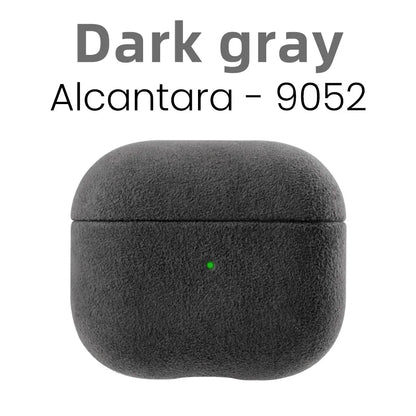 Capa Luxuosa em Suede Artificial ALCANTARA para AirPods 3