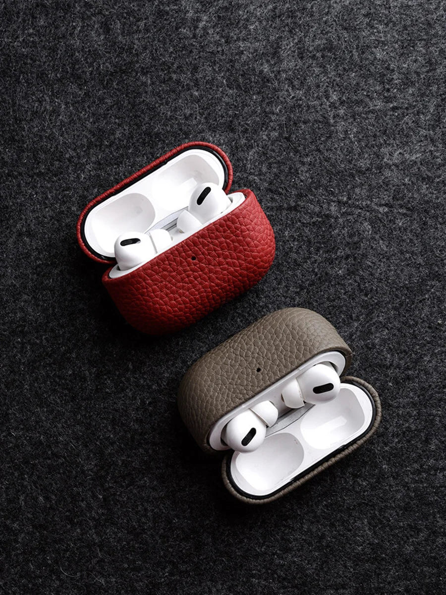 Capa de Couro Genuine Melkco para AirPods