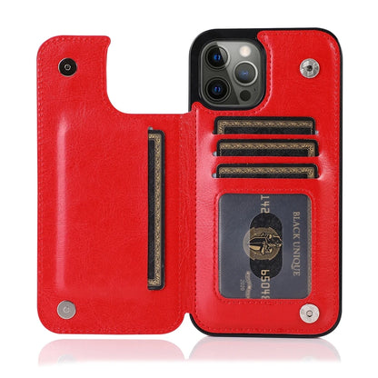 Capa para iPhone com Carteira Multi Card Holder - Design Retrô e Flip Prático