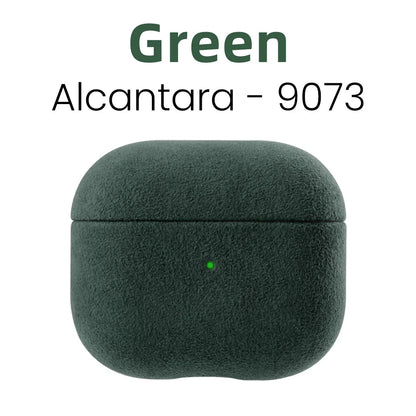 Capa Luxuosa em Suede Artificial ALCANTARA para AirPods 3