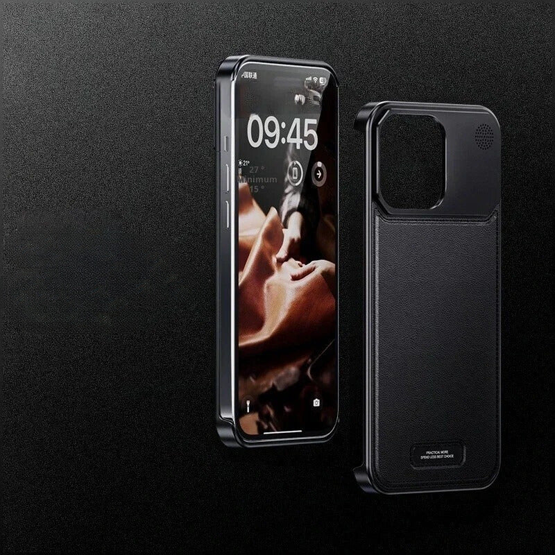 Capa para iPhone Metal Aromaterapia Lux - Estilo Sofisticado com Funcionalidade Relaxante